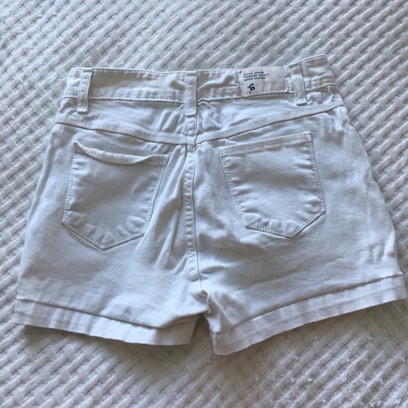 White Denim Shorts - Picture 2 of 4